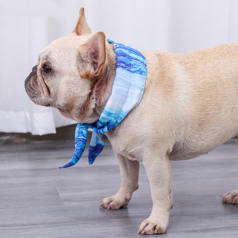 Instant Cooling Pet Collar – Summer Ice Gel Bib for Dogs